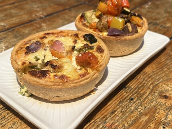 Savoury roasted winter vegetable pie