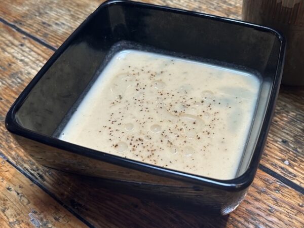 Roast parsnip and rosemary soup