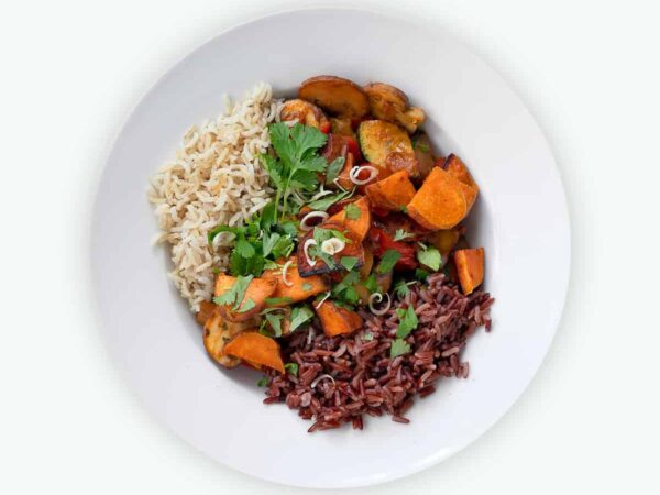 Roasted Sweet Potato & Rice
